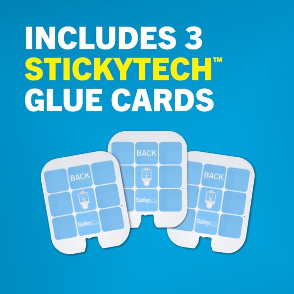 Safer Home SH503 Indoor Plug-In Fly Trap Refill Pack of Glue Cards for SH502 Indoor Fly Trap – 3 Count (Pack of 1)