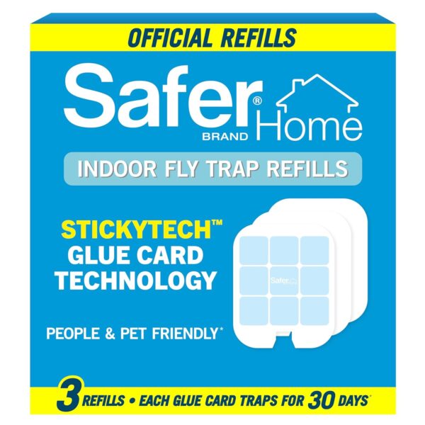 Safer Home SH503 Indoor Plug-In Fly Trap Refill Pack of Glue Cards for SH502 Indoor Fly Trap – 3 Count (Pack of 1) Safer Home SH503 Indoor Plug-In Fly Trap Refill Pack of Glue Cards for SH502 Indoor Fly Trap – 3 Count (Pack of 1)