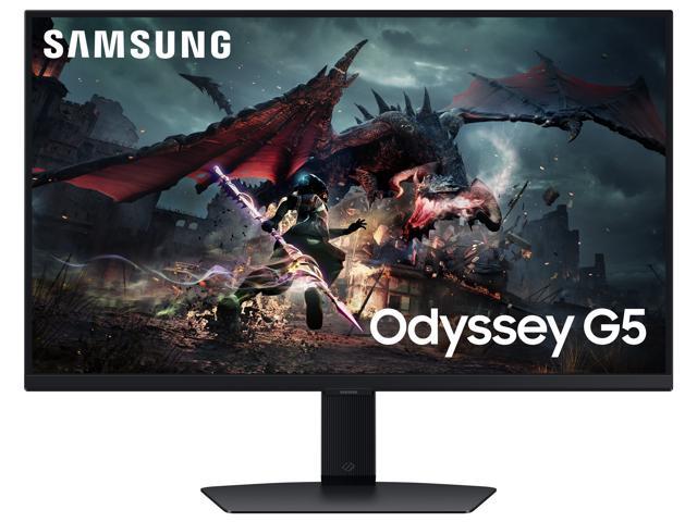 SAMSUNG 32" 180 Hz Fast IPS QHD Gaming Monitor FreeSync (AMD Adaptive Sync) 2560 x 1440 (2K) sRGB 99% Odyssey G50D LS32DG500ENXZA
