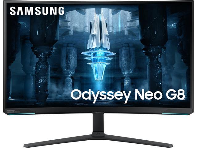 SAMSUNG 32" Max 240 Hz VA UHD Gaming Monitor FreeSync Premium Pro (AMD Adaptive Sync) DCI-P3 95% HDMI, DisplayPort, USB, Audio Odyssey Neo G8