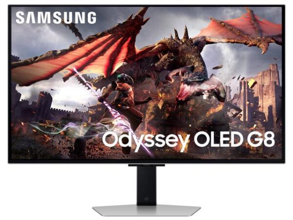 Samsung 32" Odyssey G8 4K OLED UHD 240Hz 0.03ms Smart Gaming Monitor Glare Free, G-Sync compatible with Sleek Metal Design - LS32DG802SNXZA Samsung 32" Odyssey G8 4K OLED UHD 240Hz 0.03ms Smart Gaming Monitor Glare Free, G-Sync compatible with Sleek Metal Design - LS32DG802SNXZA