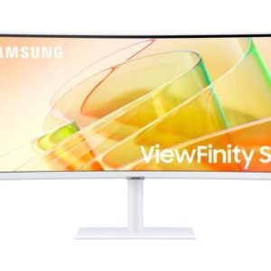 Samsung 34" ViewFinity S6 UWQHD 100Hz 2K AMD FreeSync HDR10 Curved Monitor with Thunderbolt 4 and Built-in Speakers