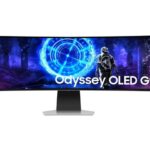Samsung 49" G9 OLED Silver DQHD Gaming Monitor with 240 Hz Refresh Rate, 0.03 ms, G-Sync, Gaming Hub - LS49DG954SNXGO