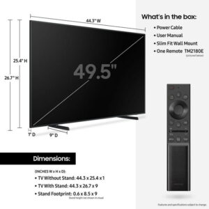 SAMSUNG 50" Class LS03B The Frame QLED 4K Smart TV QN50LS03BAFXZA