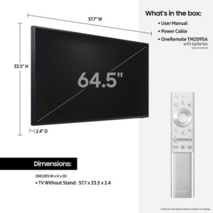 SAMSUNG 65" Class the Terrace Outdoor QLED 4K Smart TV with HDR QN65LST7TAFXZA