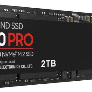 Samsung 990 PRO SSD NVMe M.2 PCIe Gen4, M.2 2280 Internal Solid State Hard Drive, Seq. Read Speeds Up to 7,450 MB/s for High End Computing, Gaming, and Heavy Duty Workstations,...