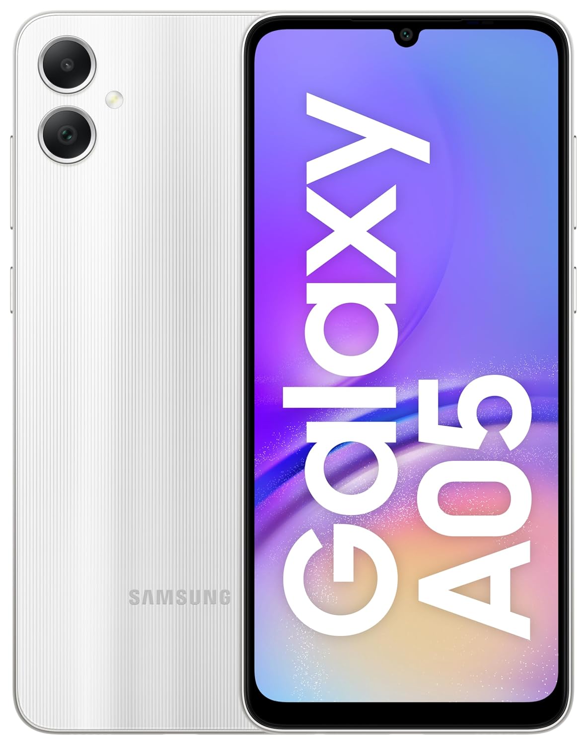 Samsung Galaxy A05 (Silver, 128GB Storage) | 50 MP Main Camera | MediaTek Helio G85 | 5000 mAh Battery