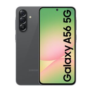 Samsung Galaxy A56 5G, 128GB + 8GB RAM, 6.6" Display, Triple 50MP Camera, Unlocked International Version, Grey