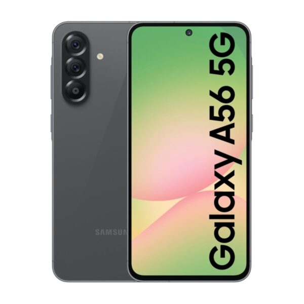 Samsung Galaxy A56 5G, 128GB + 8GB RAM, 6.6" Display, Triple 50MP Camera, Unlocked International Version, Grey Samsung Galaxy A56 5G, 128GB + 8GB RAM, 6.6" Display, Triple 50MP Camera, Unlocked International Version, Grey