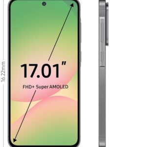 Samsung Galaxy A56 5G, 128GB + 8GB RAM, 6.6" Display, Triple 50MP Camera, Unlocked International Version, Grey