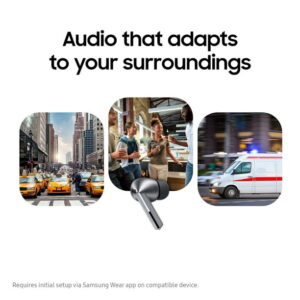 Samsung Galaxy Buds3 Pro Bluetooth Earbuds with Charging Case