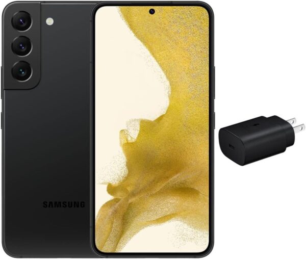 Samsung Galaxy S22 5G (128GB, 8GB) 6.2" AMOLED 2X, 50MP Camera, 5G Unlocked (w/ 25W Super Fast Charge Cube, Phantom Black) (Renewed) Samsung Galaxy S22 5G (128GB, 8GB) 6.2" AMOLED 2X, 50MP Camera, 5G Unlocked (w/ 25W Super Fast Charge Cube, Phantom Black) (Renewed)