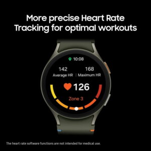 Samsung Galaxy Watch7 40mm Bluetooth and WiFi Aluminum Smart Watch, Cream