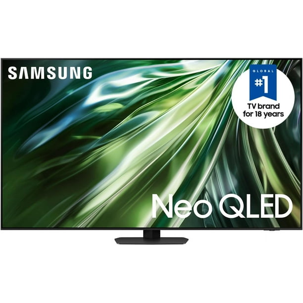Samsung QN65QN90DAFXZA 65 Inch Neo QLED TV with 4K AI Upscaling and an Austere 7S-8KHD2-2.5M VII Series 2.5m Premium Braided 8K HDMI Cable (2024)