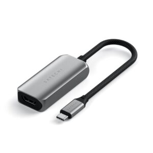 Satechi USB C to HDMI 2.1 Adapter, 8K @ 60Hz, 4K @ 120Hz, USB C to HDMI, HDR, Compatible with Thunderbolt 3/4, MacBook Pro, MacBook Air, iPad Pro, iPhone 15 and More