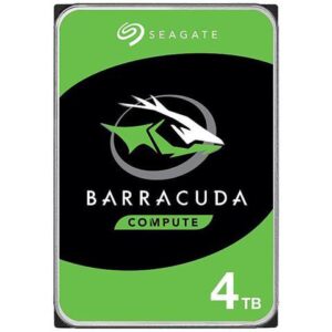 Seagate BarraCuda ST4000DM004 4TB 5400 RPM 256MB Cache SATA 6.0Gb/s 3.5" Hard Drives Bare Drive - OEM