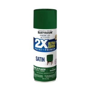 Seaweed, Rust-Oleum American Accents 2X Ultra Cover Satin Spray Paint-383195, 12 oz