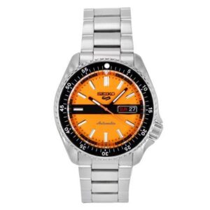 Seiko 5 Sports SKX Style Orange Dial Sports Automatic 100M Men's Watch SRPK11K1