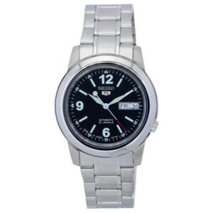 Seiko 5 Stainless Steel Black Dial Automatic SNKE63 SNKE63J1 SNKE63J Men's Watch