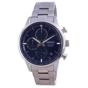 Seiko Discover More Titanium Chronograph Quartz SSB387P1 100M Men's Watch