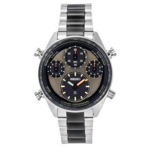 Seiko Prospex Brown Dial Chronograph Solar 100M Men's Watch SFJ005P1