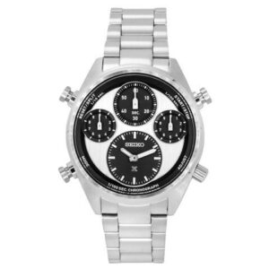 Seiko Prospex White Dial Chronograph Solar 100M Men's Watch SFJ001P1