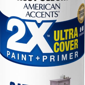 Silver Lilac, Rust-Oleum American Accents 2X Ultra Cover Satin Spray Paint- 12 oz