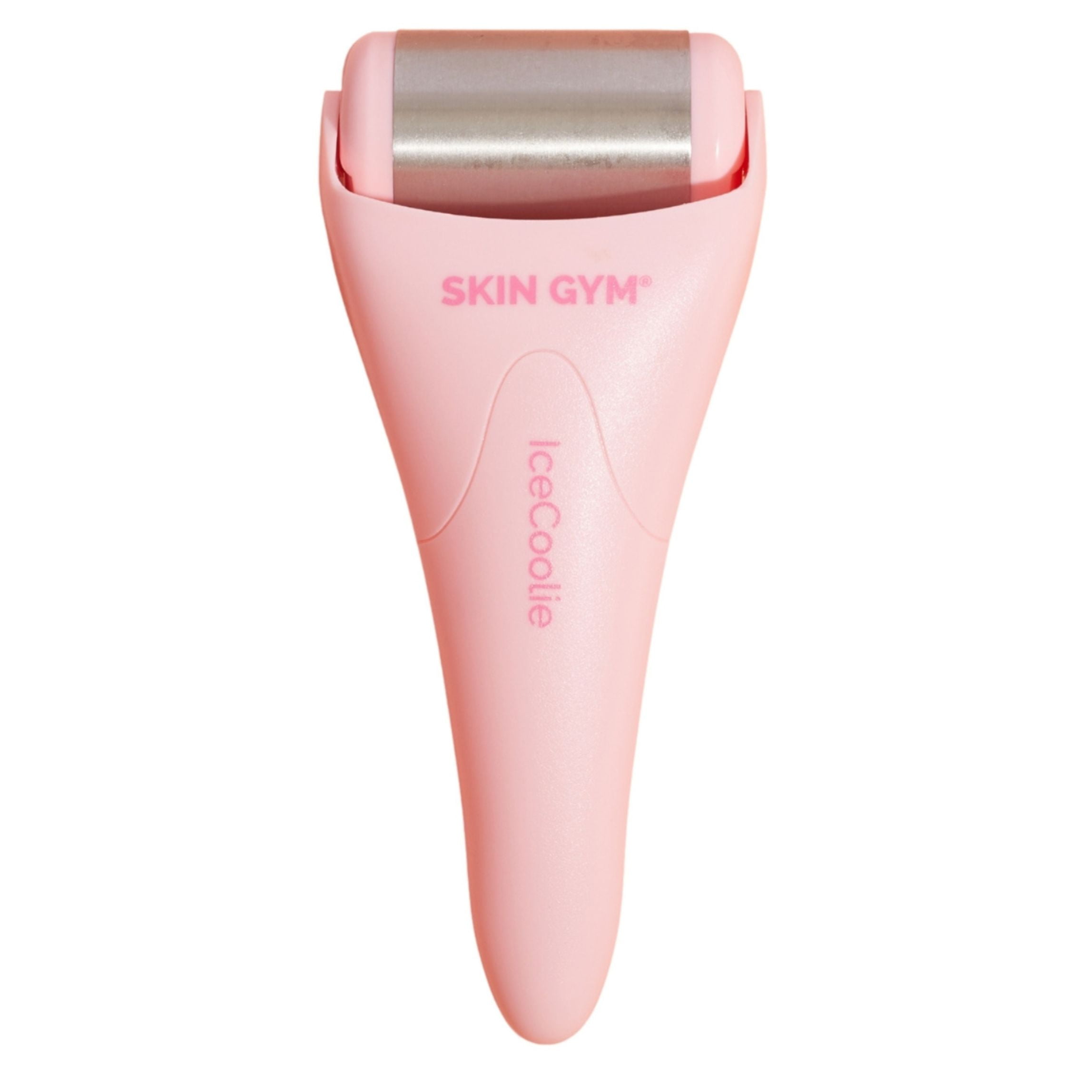Skin Gym IceCool Ice Roller for De-puffing and Soothing Skin, Stainless Steel Barrel Roller Cryo-Therapy for Face, Neck, and Décolletage