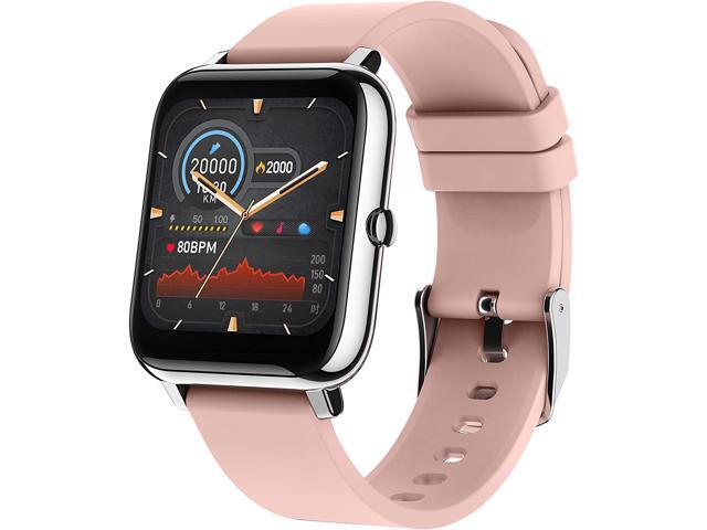Smart Watch Fitness Tracker Full-touch Screen for Android IOS Phones Fitness Tracker with Heart Rate Blood Oxygen and Sleep Monitor Activity Tracker