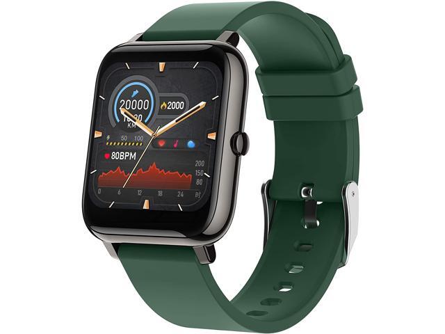Smart Watch Fitness Tracker Full-touch Screen for Android IOS Phones Fitness Tracker with Heart Rate Blood Oxygen and Sleep Monitor Activity Tracker
