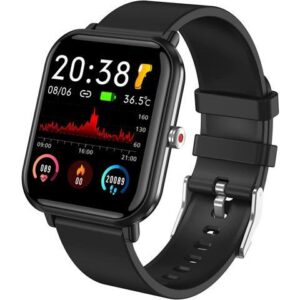 Smart Watch, Fitness Tracker with 24 Sports Modes, 5ATM Swimming Waterproof, Blood Oxygen Heart Rate Sleep Monitor Step Calorie Counter, 1.7"