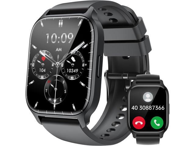 Smart Watch for Men Women - 1.85'' Smartwatch Answer/Make Calls, 112+ Sports Modes with IP68 Waterproof, Step Counter, Watches with Heart