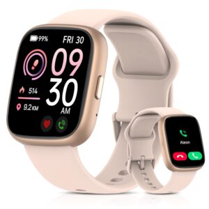 Smart Watch for Men Women, Bluetooth Calling, 1.83" HD Touch Screen Fitness Tracker, 100+ Sports Modes,Heart Rate Sleep Monitor， DIY Dial, IP68 Waterproof, Compatible with...