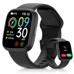 Smart Watch for Men Women, Bluetooth Calling, 1.83" HD Touch Screen Fitness Tracker, 100+ Sports Modes, Heart Rate Sleep Monitor, DIY Dial, IP68 Waterproof, Compatible with...