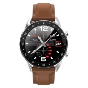 Smart Watch Men's Heart Rate Blood Pressure Monitor Pedometer Fitness Tracker IP68 Waterproof Smartwatch With Bluetooth Call (Brown Color)