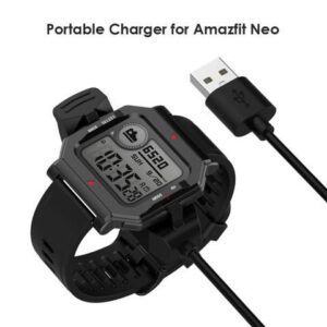 Smart Watch Wireless Charging Cable 1m Fast USB Charging Cable Portable Smart Watch Charger for Huami Amazfit Neo