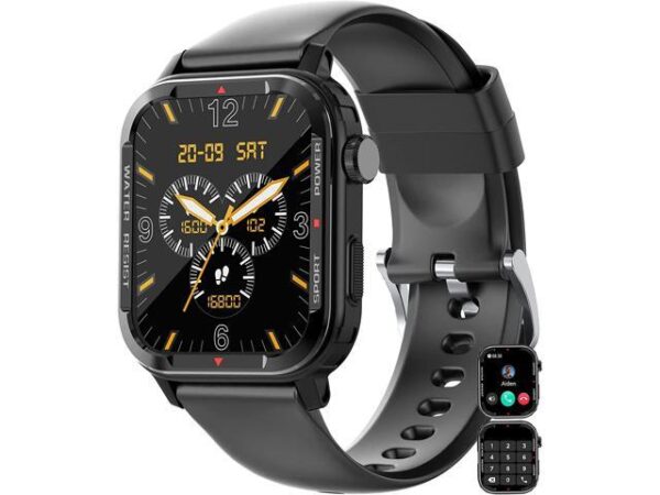 Smart Watches for Men - 1.85" Fitness Tracker with Rugged Bumper (Answer/Make Call) Smartwatch for Android Phones iPhone Outdoor Sports Watches Heart Smart Watches for Men - 1.85" Fitness Tracker with Rugged Bumper (Answer/Make Call) Smartwatch for Android Phones iPhone Outdoor Sports Watches Heart