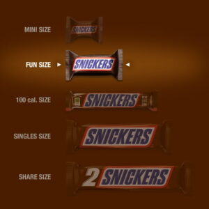 Snickers Fun Size Chocolate Candy Bars Father’s Day Gift - 10.59 oz