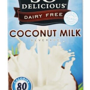 So Delicious Dairy-Free Organic Coconutmilk Beverage, Vanilla, 32 Ounce (Pack of 6) Plant-Based Vegan Dairy Alternative, Great in Smoothies Protein Shakes or Cereal