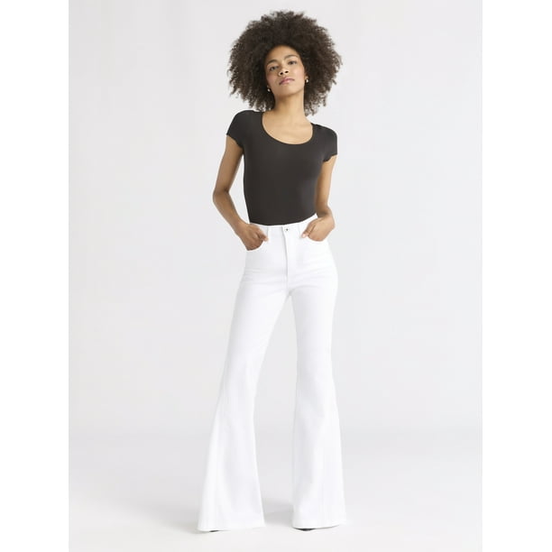 Sofia by Sofia Vergara Women's and Women's Plus Melisa Mega Flare High Rise Jeans, Sizes 0-28W
