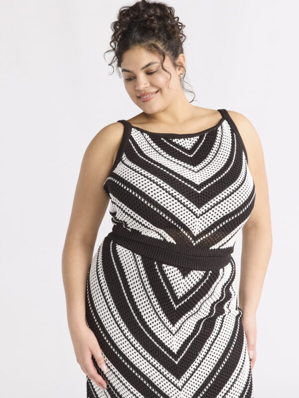 Sofia by Sofia Vergara Women's and Women's Plus Pointelle Top, Sizes XS-4X Sofia by Sofia Vergara Women's and Women's Plus Pointelle Top, Sizes XS-4X