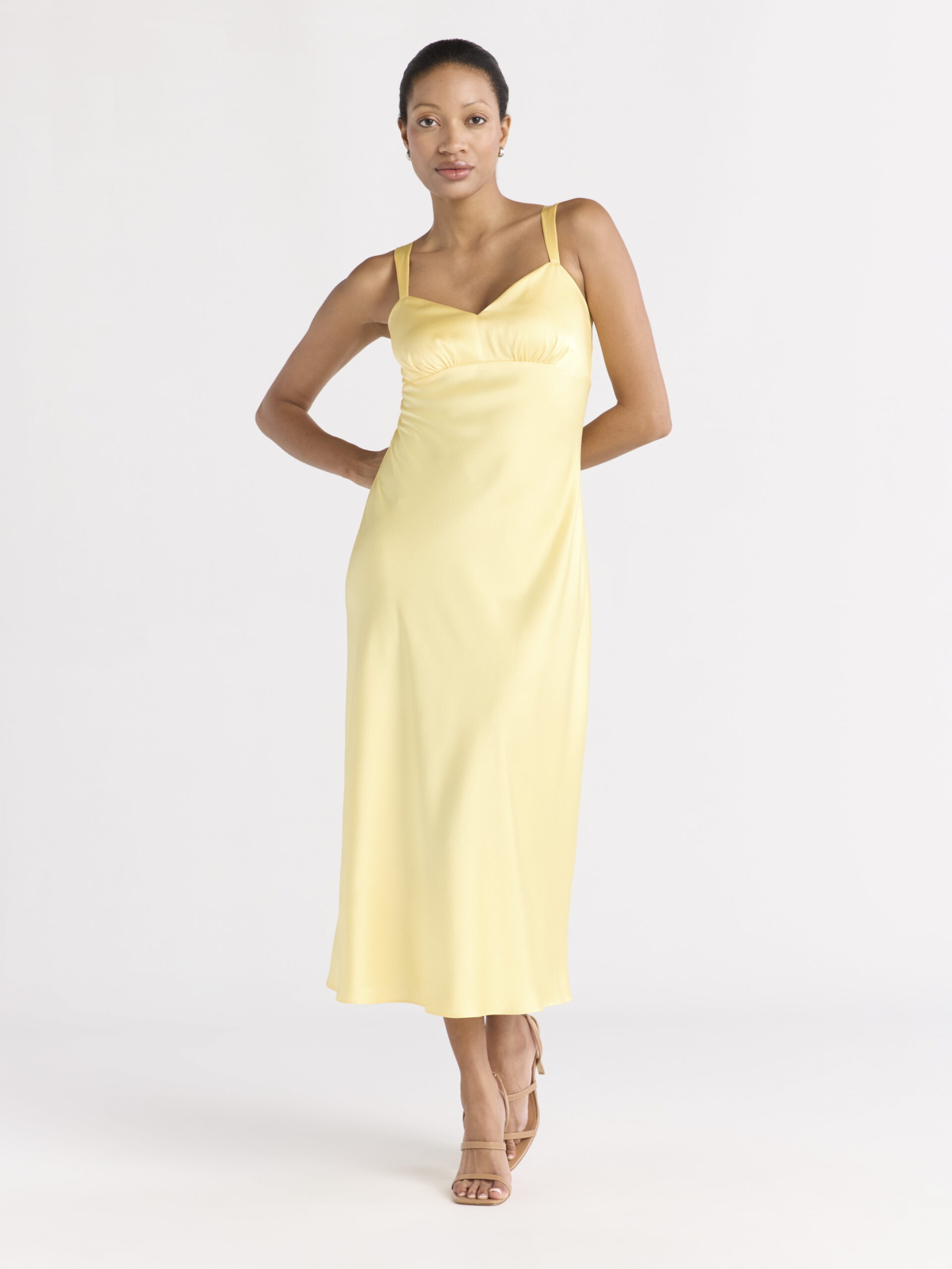 Sofia by Sofia Vergara Women's Bias Slip Dress, Above Ankle Length, Sizes XS-XXXL