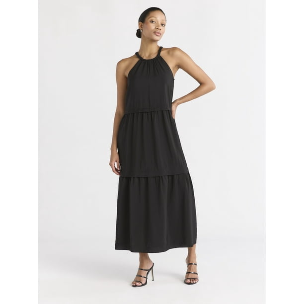 Sofia by Sofia Vergara Women's Braided Maxi Dress, Above Ankle Length, Sizes XS-XXXL