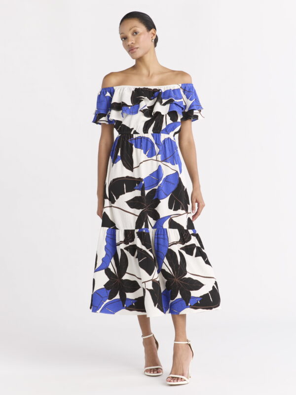 Sofia by Sofia Vergara Women's Ruffle Off Shoulder Maxi Dress, Above Ankle Length, Sizes XS-XXXL Sofia by Sofia Vergara Women's Ruffle Off Shoulder Maxi Dress, Above Ankle Length, Sizes XS-XXXL
