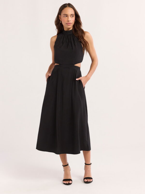 Sofia Jeans Women's and Women's Plus Cutout Dress, Above Ankle Length, Sizes XS-4X Sofia Jeans Women's and Women's Plus Cutout Dress, Above Ankle Length, Sizes XS-4X