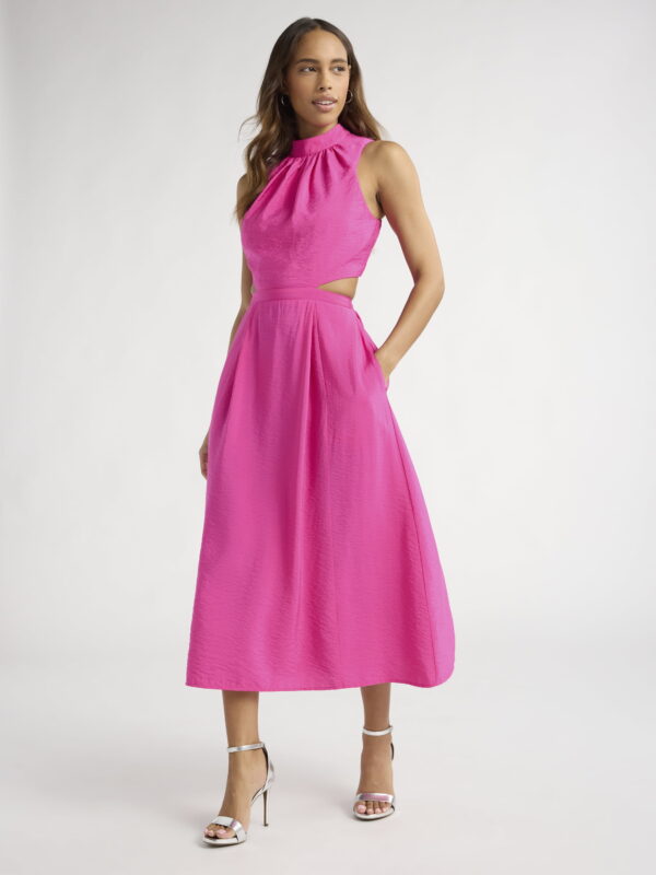 Sofia Jeans Women's and Women's Plus Cutout Dress, Above Ankle Length, Sizes XS-4X Sofia Jeans Women's and Women's Plus Cutout Dress, Above Ankle Length, Sizes XS-4X