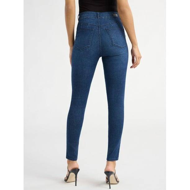 Sofia Jeans Women's and Women's Plus Eva Contouring Skinny High Rise Ankle Jeans, 25" and 27" Inseams, Sizes 0-28