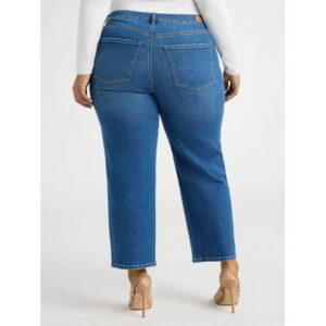 Sofia Jeans Women's and Women's Plus Lana Relaxed High Rise Jeans, 26" Inseam, Sizes 0-28W