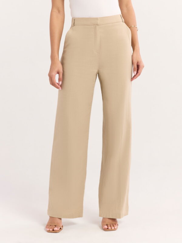 Sofia Jeans Women's and Women's Plus Linen Blend Wide Leg Pants, 32" Inseam, Sizes 0-28W Sofia Jeans Women's and Women's Plus Linen Blend Wide Leg Pants, 32" Inseam, Sizes 0-28W