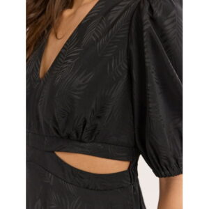 Sofia Jeans Women's and Women's Plus Satin Jacquard Dress, Mid Calf Length, Sizes XS-4X